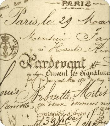 Where to buy french writing fabric